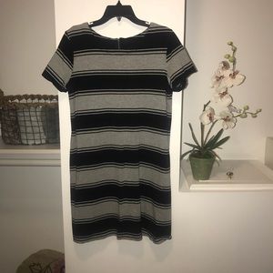 Black and Gray Dress